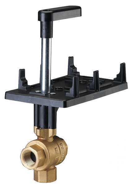 Ball Valve, 3-Way, 1/2 in. NPT
