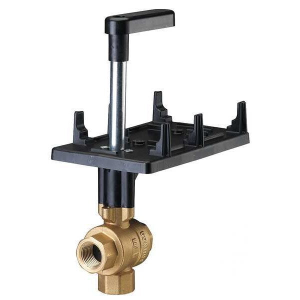 Ball Valve, 3-Way, 1/2 in. NPT