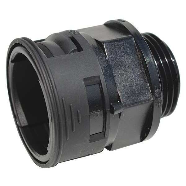 Connector, 0.472 in., Black, Nylon