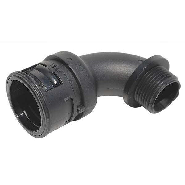 Elbow 90 deg., 1.410 in., Black, Nylon