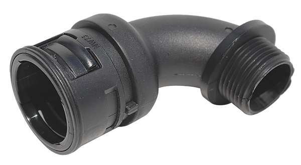 Elbow 90 deg., 1.889 in., Black, Nylon