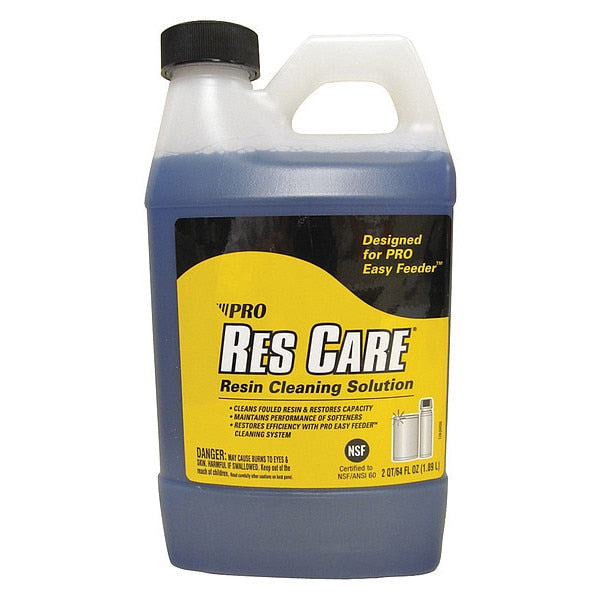 Water Softener Cleaner, Res Care, Removes Calcium, Concentrated, Liquid, 64 oz Bottle