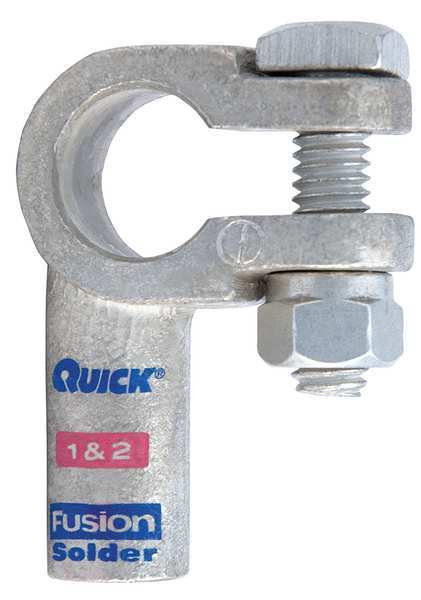 Right Elbow Terminal, 1 and 2ga, Pink, Neg