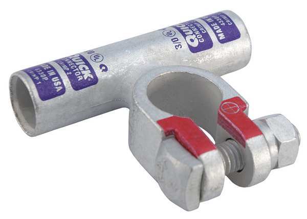 Battery Terminal Flag, 3/0 ga., Purple, Pos