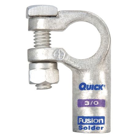 Left Elbow Terminal, 3/0 ga, Purp, Pos