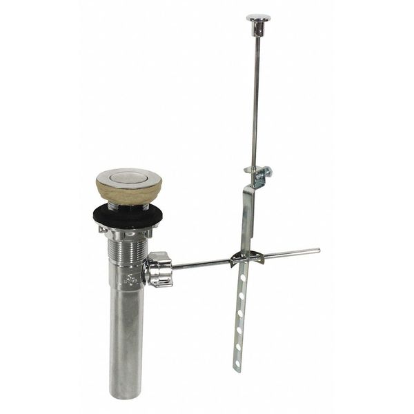 Lavatory Pop Up Assembly w/Putty, Chrome