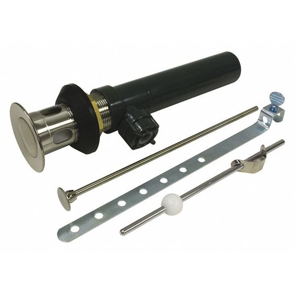 Lavatory Pop Up Assembly, Satin/Nickel
