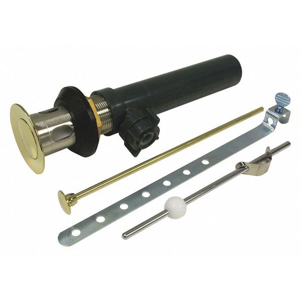Lavatory Pop Up Assembly, Polish Brass