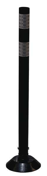 Delineator Post, Black, HDPE, 36 In