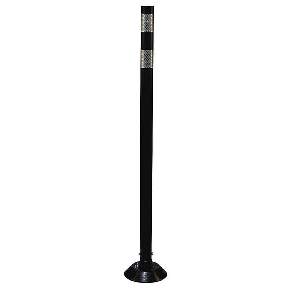 Delineator Post, Black, HDPE, 48 In