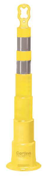 Trim Line Channelizer, Yellow, 45 In