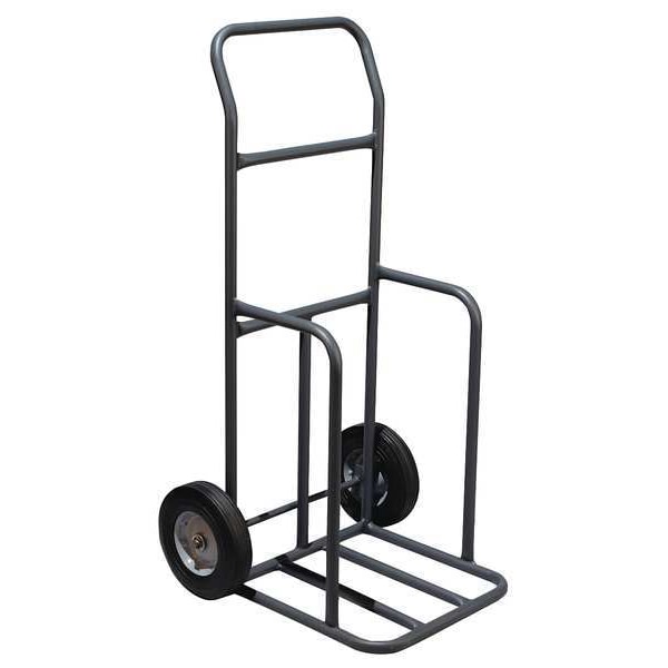 Portable Cone Cart, Steel, 14 in H, 45 in L, 16 in W, Black