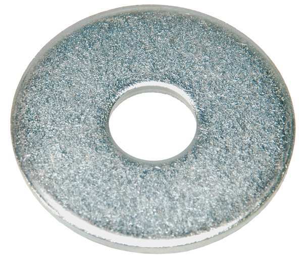 Flat Washer, Fits Bolt Size 1-1/4 in , Steel Zinc Plated Finish, 2 PK (Discontinued)