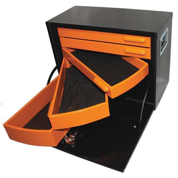 Truck Box, Drawer, Steel, 30-1/8