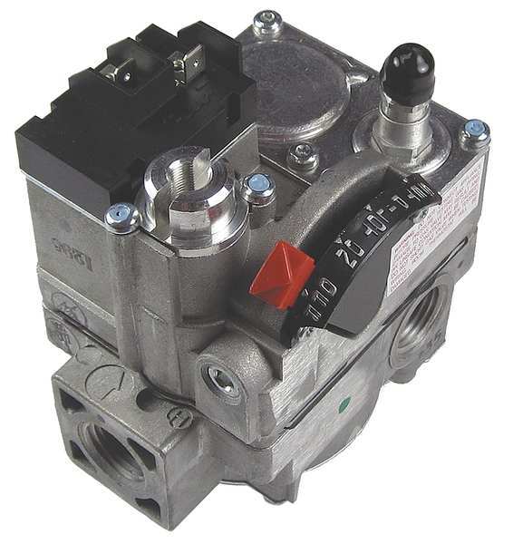 Gas Valve, NG/LP, Standing Pilot, 24V, 3.5 to 14.0 in wc, Combination