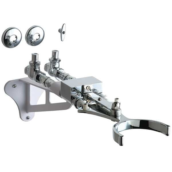 Knee Actuated Pedal Box, Brass, 1/2 FNPT