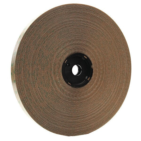 Reclosable Fastener, Acrylic Adhesive, 50 yds, 1 in Wd, Clear, 2 PK
