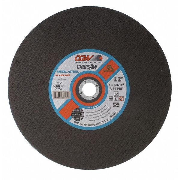 CutOff Whl, 16x3/32x1, A36PBF, Dbl RF
