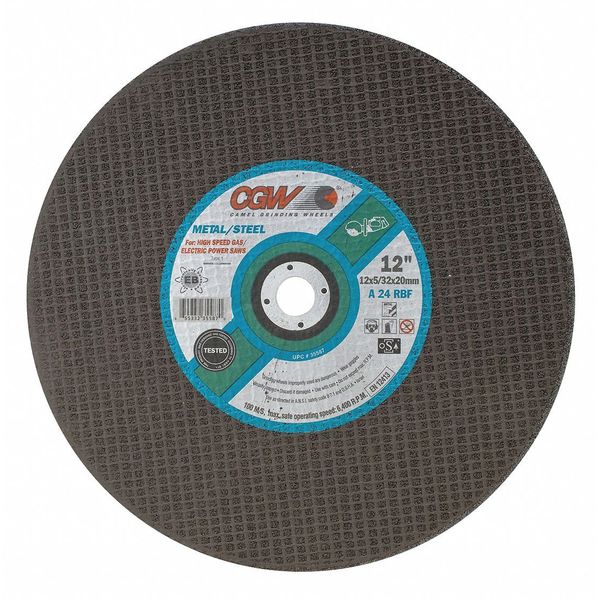 CutOff Whl, 14x5/32x20mm, A24RBF, Metal DR