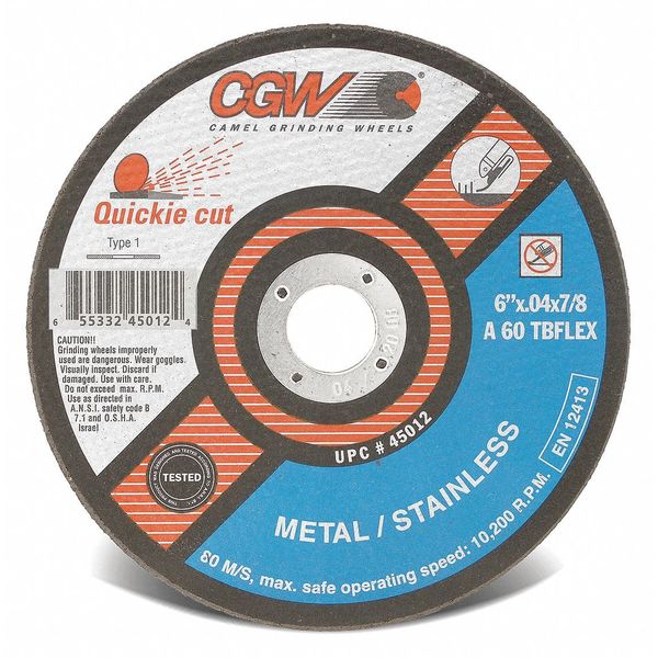 CutOff Whl, 4.5x0.035x7/8, T1, ZA60TBFLEX