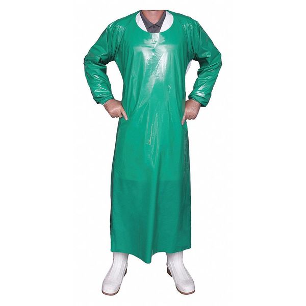 Die Cut Gown, 6 mil, Green, L
