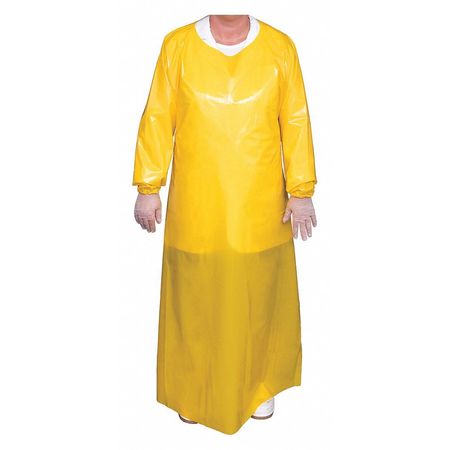 Die Cut Gown, 6 mil, Yellow, XL