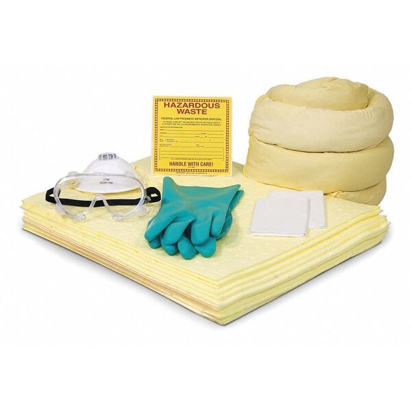 Spill Kit, FiberLink, HazMat, Economy, PK3