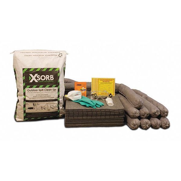 Spill Kit, Outdoor, 30 gal.