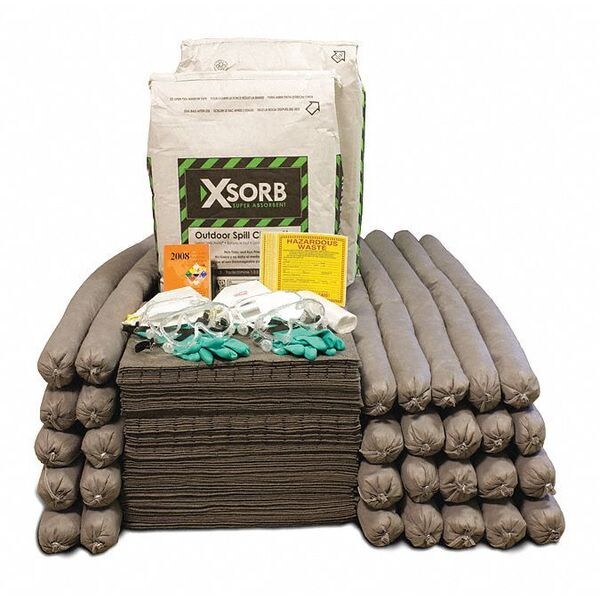 Spill Kit, Outdoor, 95 gal.