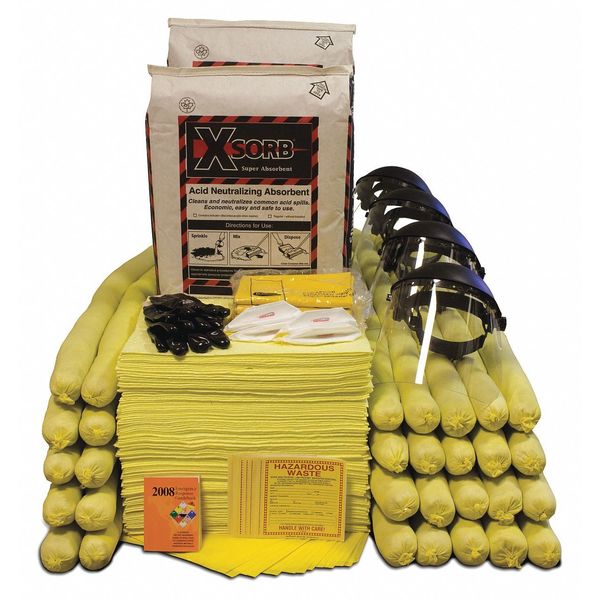 Spill Kit, Acid Neutralizer, 95 gal.