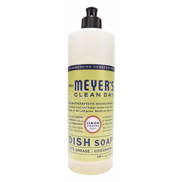 Dish Soap, Liquid, Lemon Verben, 16 oz., PK6