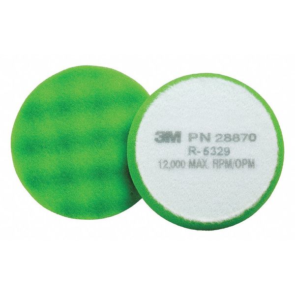 Finesse-it Buffing Pad 28870, 3-3/4in, Gre