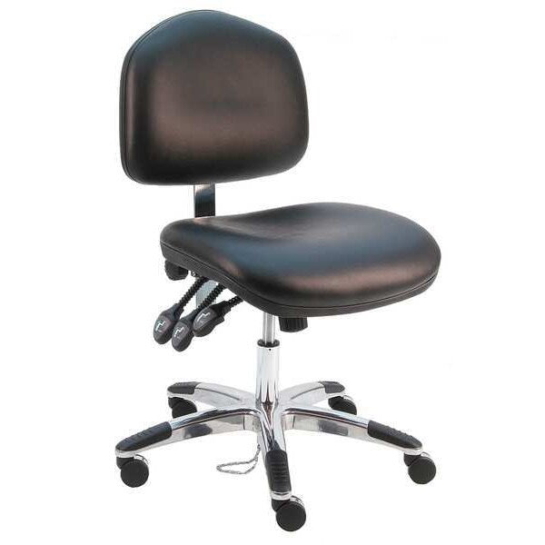 Ergonomic Chair, Vinyl, 17