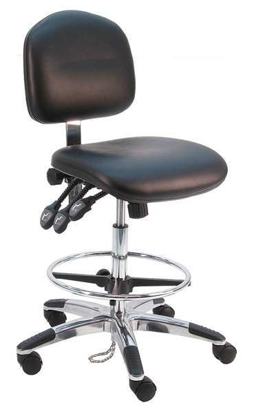 Ergonomic Chair, Vinyl, 21