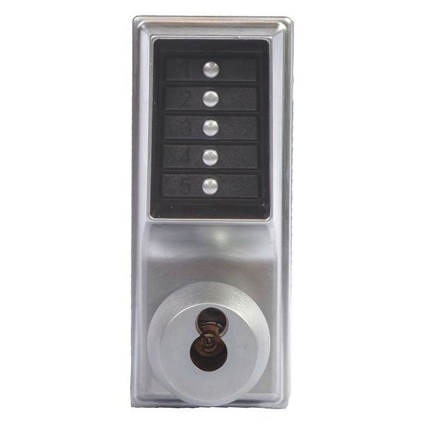 Push Button Lock, Entry, Key Override