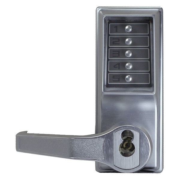 Push Button Lock, Entry, Key Override