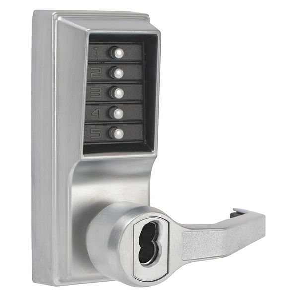 Push Button Lock, Entry, Key Override