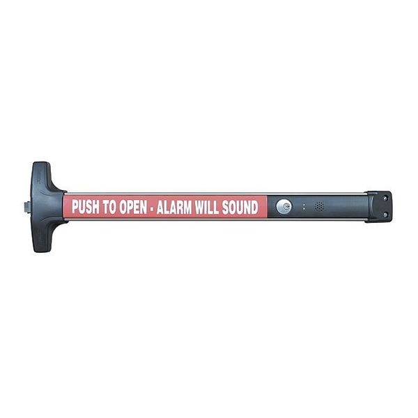 Rim Exit Device with Alarm, 48 in. W