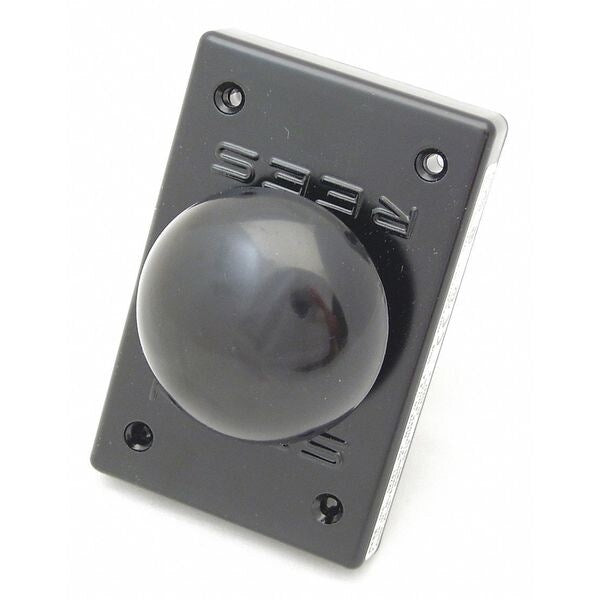 Mushroom Plunger, Metal, Blk, 2-1/4
