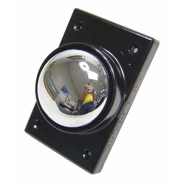 Plunger w/Shield, Chrome, 2-1/4
