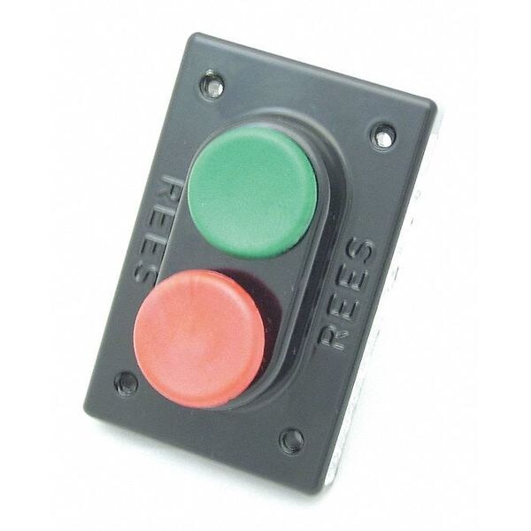 Plastic Plunger, Red/Green, 1-3/8