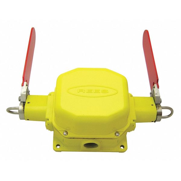 Cbl Switch, Dble Flag Indicator, 2 NO/2 NC