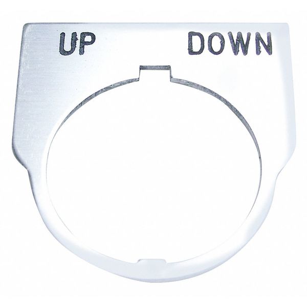 Standard Legend Plate, Up-Down
