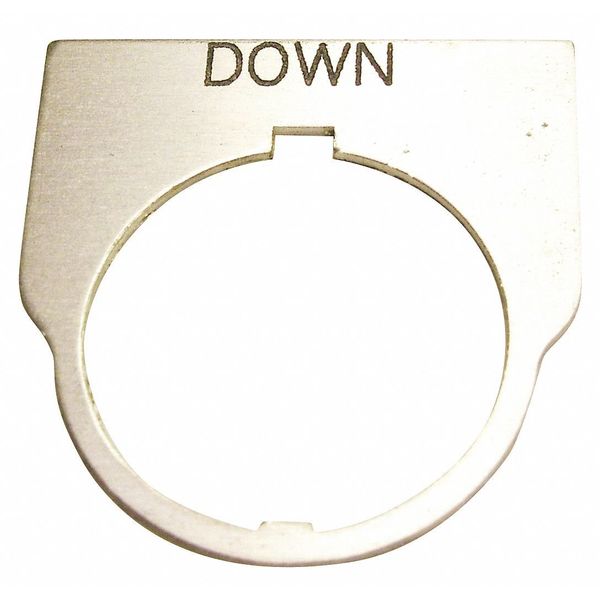 Standard Legend Plate, Down