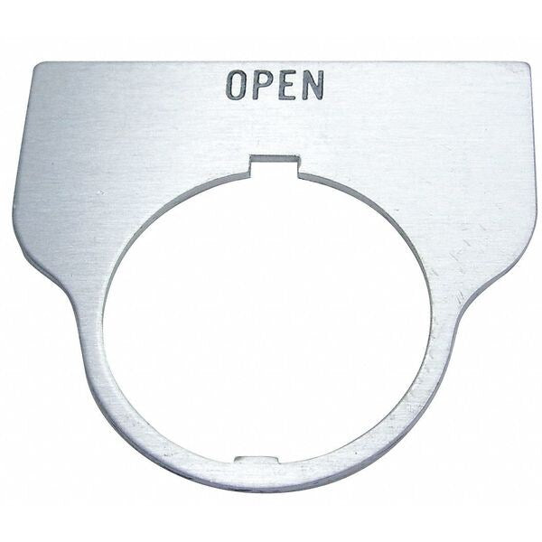 Standard Legend Plate, Open
