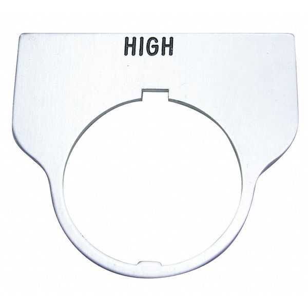 Standard Legend Plate, High