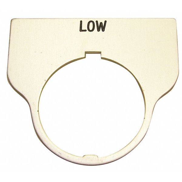 Standard Legend Plate, Low