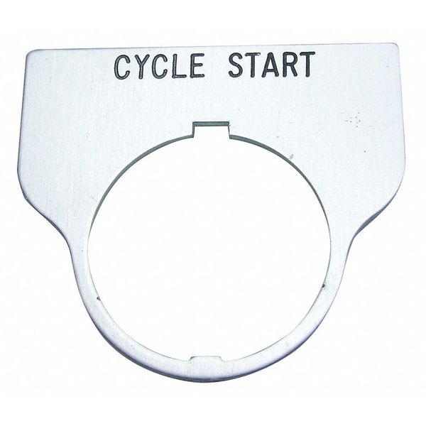 Std Legend Plate, Cycle Start