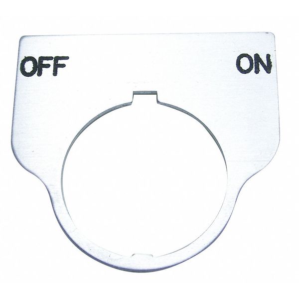 Standard Legend Plate, Off-On