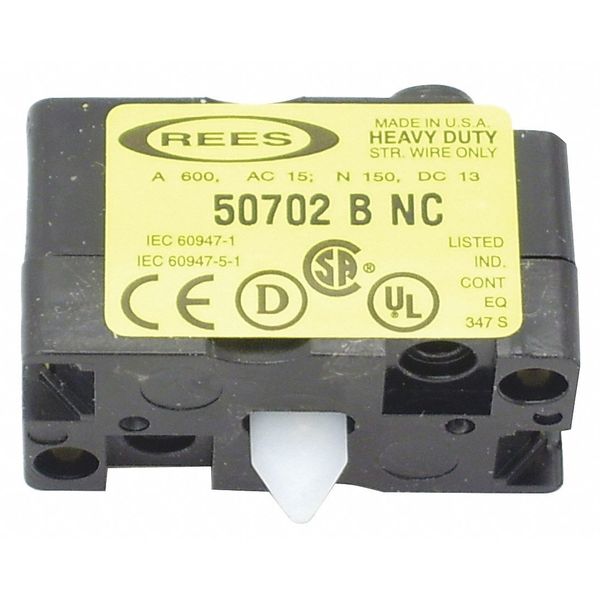 Contact Block, B-Single Circuit, 1 NC